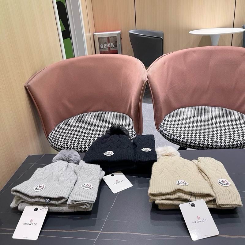 Moncler Scarf Hat gloves 010401